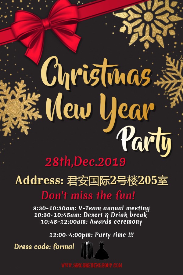 Christmas Day and New Year Party