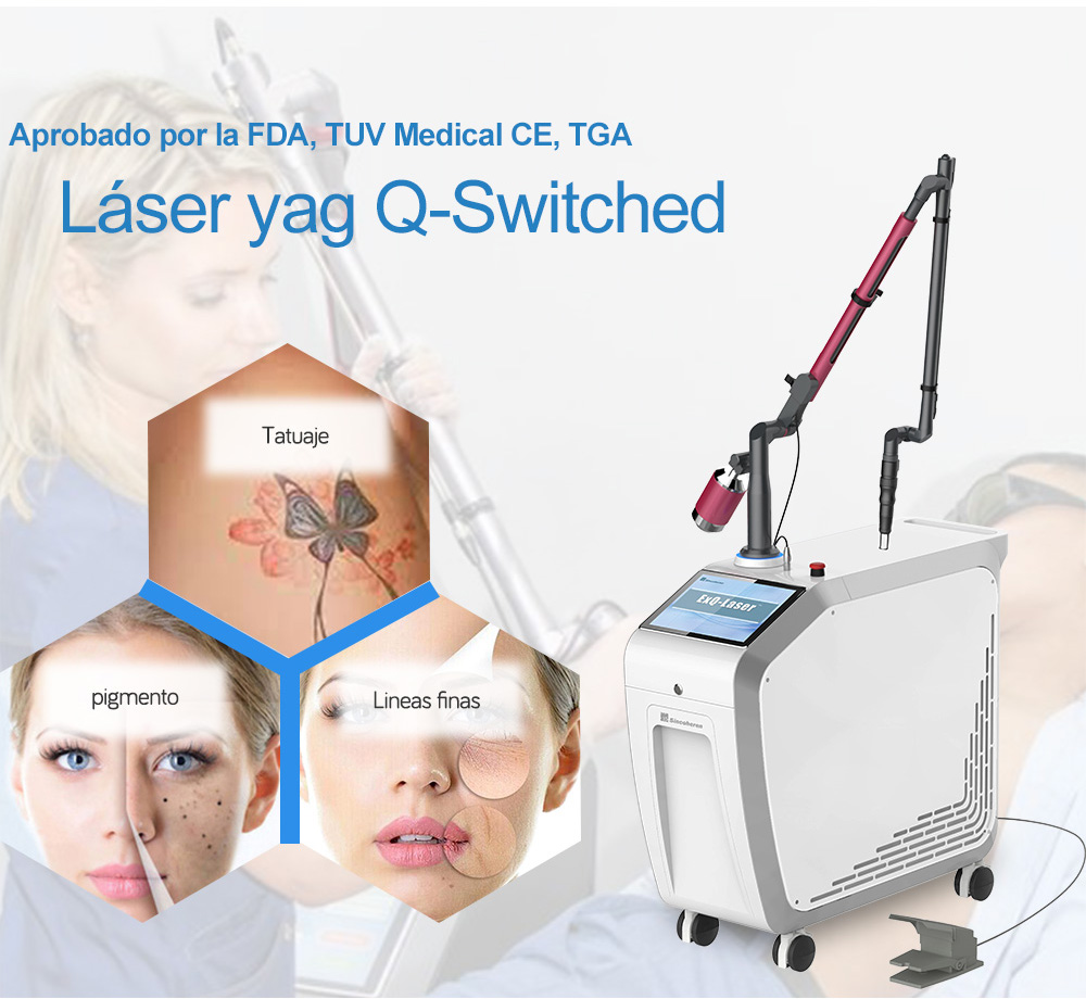 Sistemas de terapia láser Q-Switched Nd: YAG ExQ-Laser