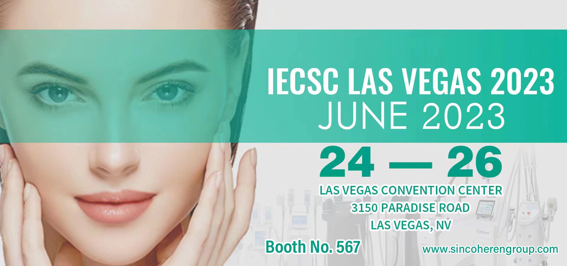Sincoheren te invita a asistir a la exhibición de belleza de IECSC Las Vegas