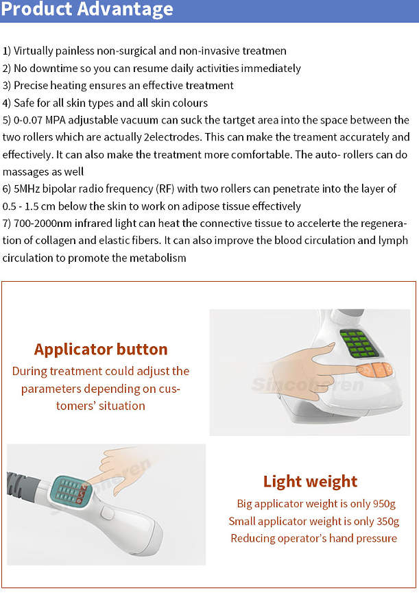 2023 Cavitación portátil RF para adelgazar la piel Apriete la máquina Kuma